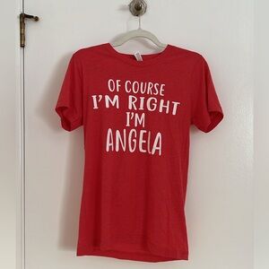 Bella Canvas Classic Red Angela Tee